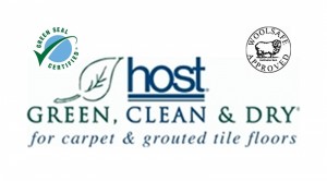 HOST dry carpet cleaning logo