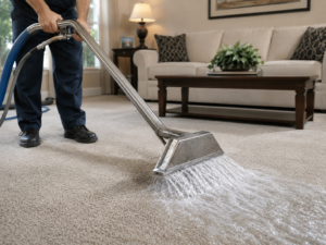 water used in carpet cleaning